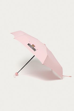 Kišobran Moschino boja: ružičasta
