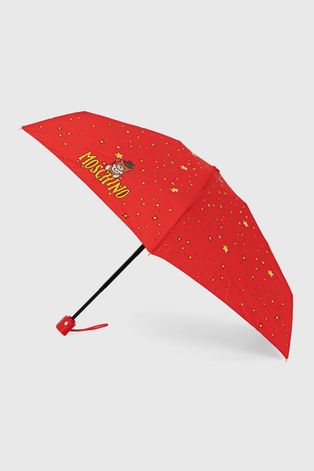 Ομπρέλα Moschino χρώμα: κόκκινο