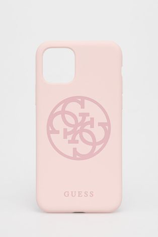 Puzdro na mobil Guess iPhone 11 Pro ružová farba