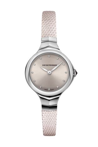 Годинник Emporio Armani ARS8012 жіночий колір рожевий