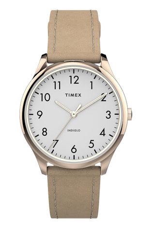 Ρολόι Timex γυναικείο, χρώμα: χρυσαφί