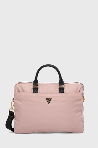 Guess laptop táska Torba 16 rózsaszín