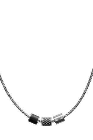 Ogrlica Emporio Armani za muškarce, boja: srebrna