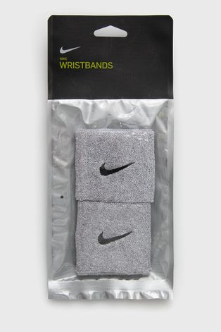 Pásek na zápěstí Nike šedá barva