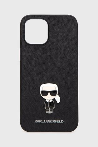 Кейс за телефон Karl Lagerfeld iPhone 12 Pro Max в черно