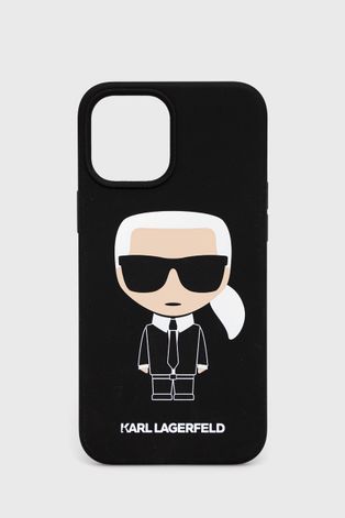 Karl Lagerfeld Etui na telefon iPhone 12 Pro Max kolor czarny