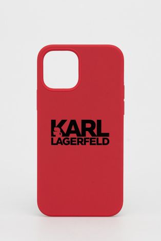 Karl Lagerfeld Etui na telefon iPhone 12/12 Pro kolor czerwony