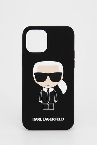 Чохол на телефон Karl Lagerfeld колір чорний iPhone 12/12 Pro