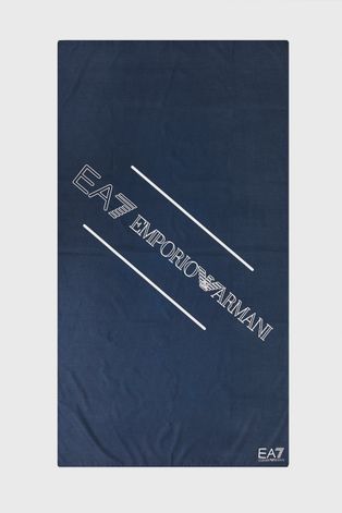 Полотенце EA7 Emporio Armani цвет синий