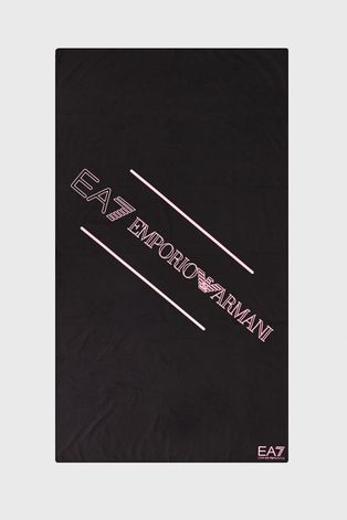 Рушник EA7 Emporio Armani колір чорний