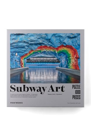 Printworks - Παζλ Subway Art Rainbow 1000 elementów