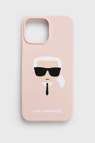 Θήκη κινητού Karl Lagerfeld iPhone 13 Pro Max χρώμα: ροζ