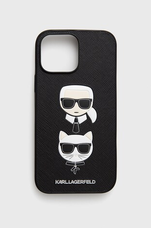 Obal na telefon Karl Lagerfeld ern barva iPhone 13 Pro Max