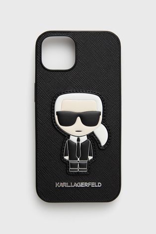 Maska za mobitel Karl Lagerfeld boja: crna
