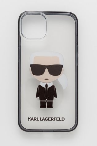 Karl Lagerfeld Etui na telefon iPhone 13 kolor transparentny