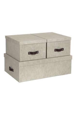 Bigso Box of Sweden - set de cutii de depozitare Inge (3-pack)