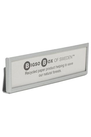 Bigso Box of Sweden - Sada horizontálnych štítkov (4-pak)