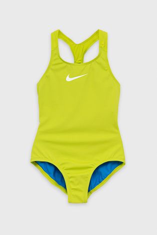 Dětské plavky Nike Kids zelená barva