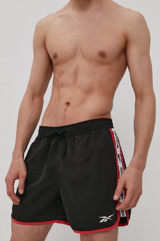 Kratke hlače za kupanje Reebok boja: crna