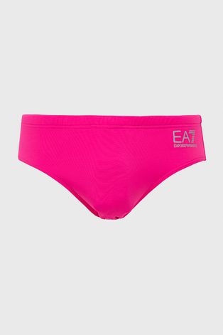 EA7 Emporio Armani Kąpielówki kolor fioletowy