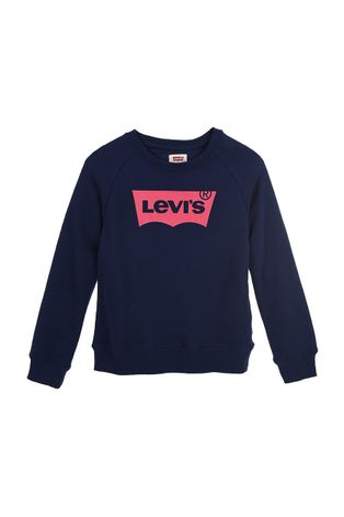 Levi's bluza copii culoarea alb, cu imprimeu