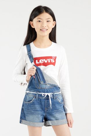 Levi's Longsleeve dziecięcy kolor biały