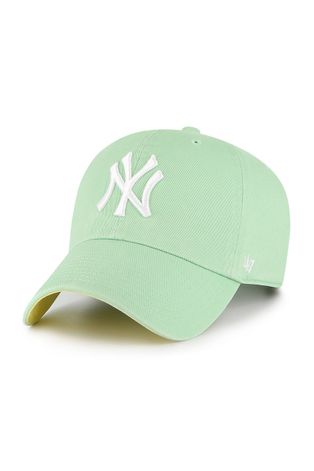 47brand czapka Los Angeles Dodgers kolor zielony z aplikacją
