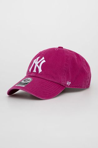 Kapa 47brand New York Yankees boja: ružičasta, s aplikacijom