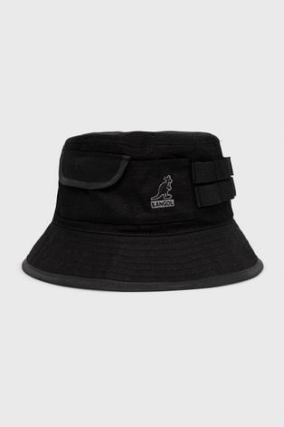 Шляпа из хлопка Kangol цвет чёрный хлопковый