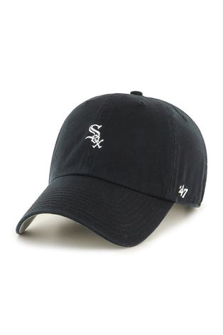 47brand czapka Chicago White Sox kolor czarny z aplikacją