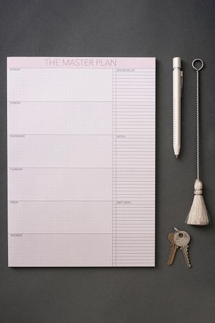 Vissevasse Εβδομαδιαίο ημερολόγιο The Masterplan 21x30 cm