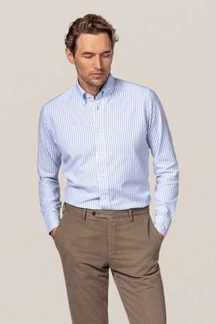 Košile Eton pánská, slim, s límečkem button-down