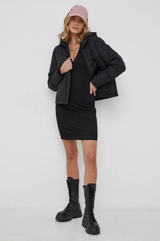 Куртка Noisy May жіноча колір чорний зимова