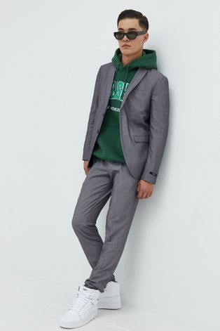 Odijelo Premium by Jack&Jones za muškarce, boja: siva, glatka