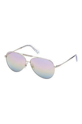 Swarovski Okulary przeciwsłoneczne damskie kolor fioletowy