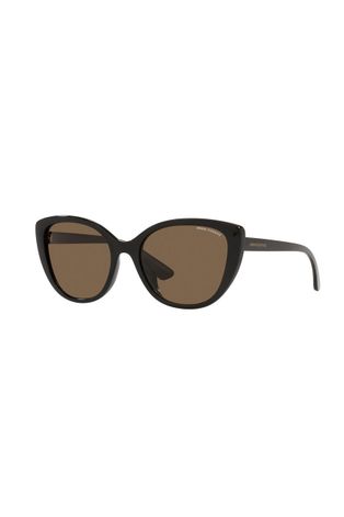 Сонцезахисні окуляри Armani Exchange 0AX4111S жіночі колір чорний