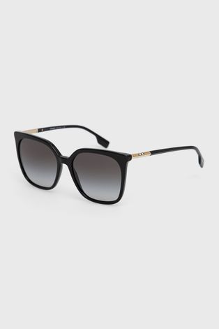 Burberry Okulary przeciwsłoneczne 0BE4347 damskie kolor czarny