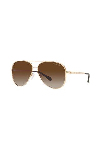 Сонцезахисні окуляри MICHAEL Michael Kors жіночі колір золотий