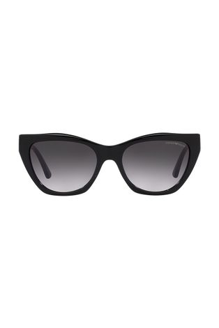 Γυαλιά ηλίου Emporio Armani γυναικεία, χρώμα: μαύρο