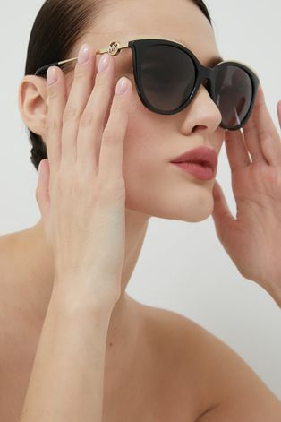 Sunčane naočale Michael Kors za žene, boja: crna
