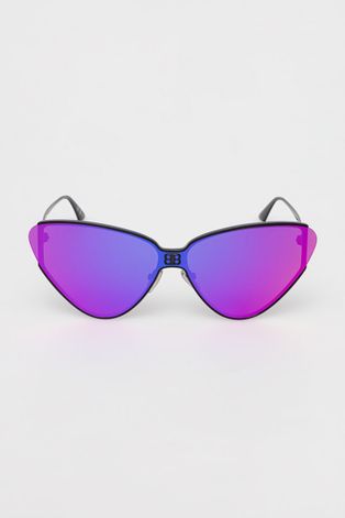 Сонцезахисні окуляри Balenciaga жіночі колір фіолетовий