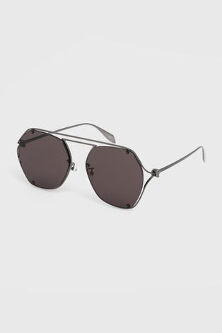 Γυαλιά ηλίου Alexander McQueen χρώμα: γκρι