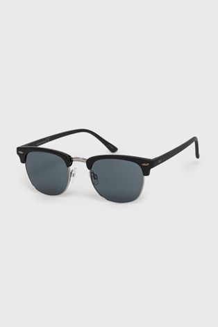 Сонцезахисні окуляри Jack & Jones чоловічі колір чорний