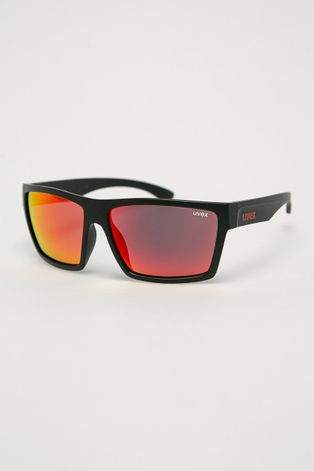 Сонцезахисні окуляри Uvex колір червоний
