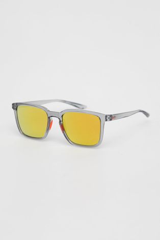 Sluneční brýle Nike šedá barva