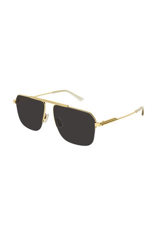 Bottega Veneta okulary przeciwsłoneczne kolor złoty