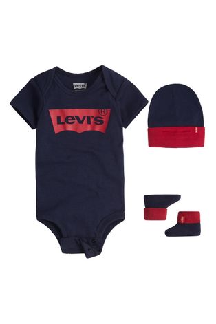 Комплект за бебета Levi's в тъмносиньо