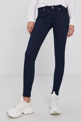 Джинсы Tommy Jeans женские цвет высокая посадка