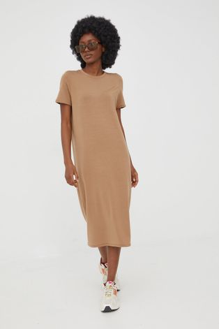 Сукня Vero Moda колір коричневий mini пряма
