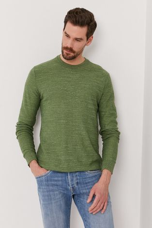 Selected Homme Sweter męski kolor zielony